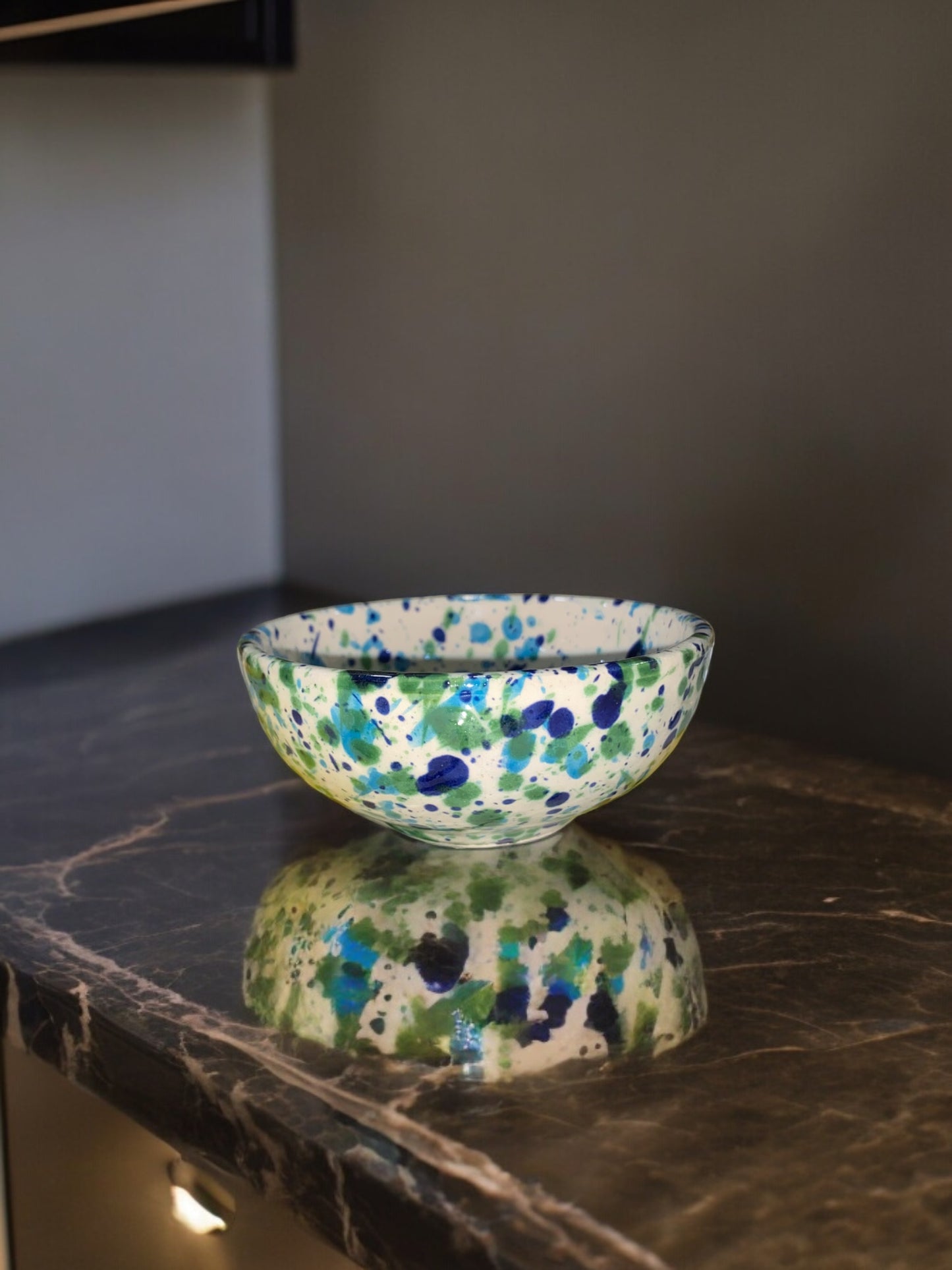 Mini Handmade Ceramic Aperitif Bowl with Speckled Pattern