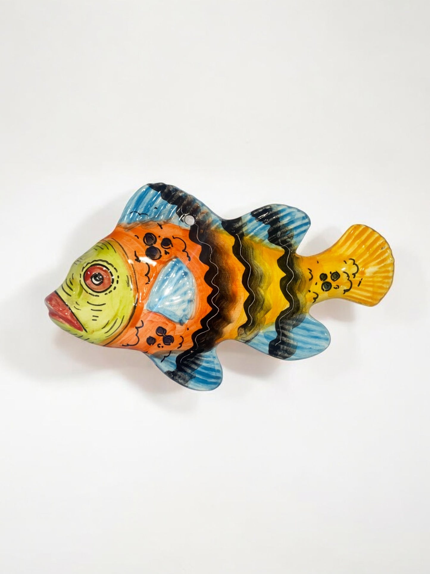 Petit Poisson Coloré en Céramique Artisanale