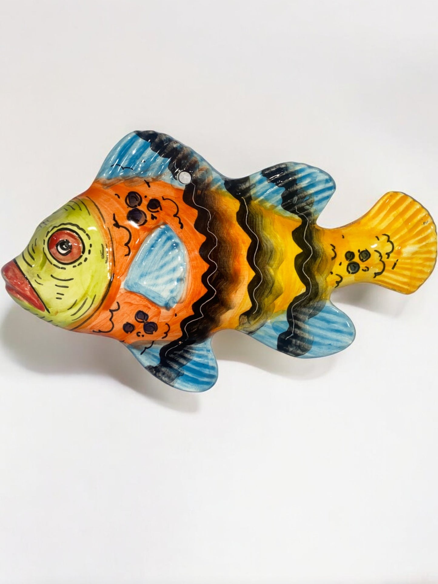 Petit Poisson Coloré en Céramique Artisanale